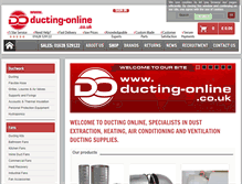 Tablet Screenshot of ducting-online.co.uk